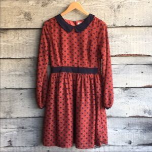 Come Toi textured Peter Pan collar dress